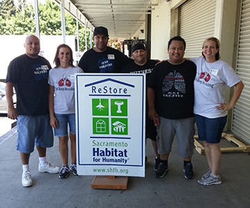 SJVC Rancho Cordova volunteers for Habitat for Humanity