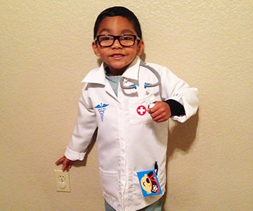 SJVC Student's Son Dresses Up for Halloween