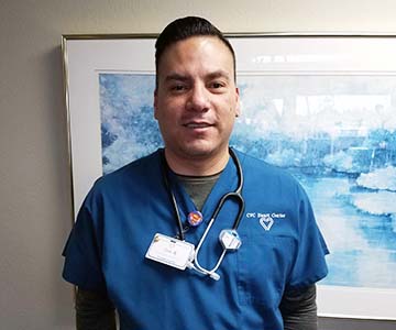 SJVC Fresno Clinical Medical Assisting graduate Luis Renteria