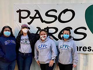 SJVC Students Volunteer to Support Local Non-Profit