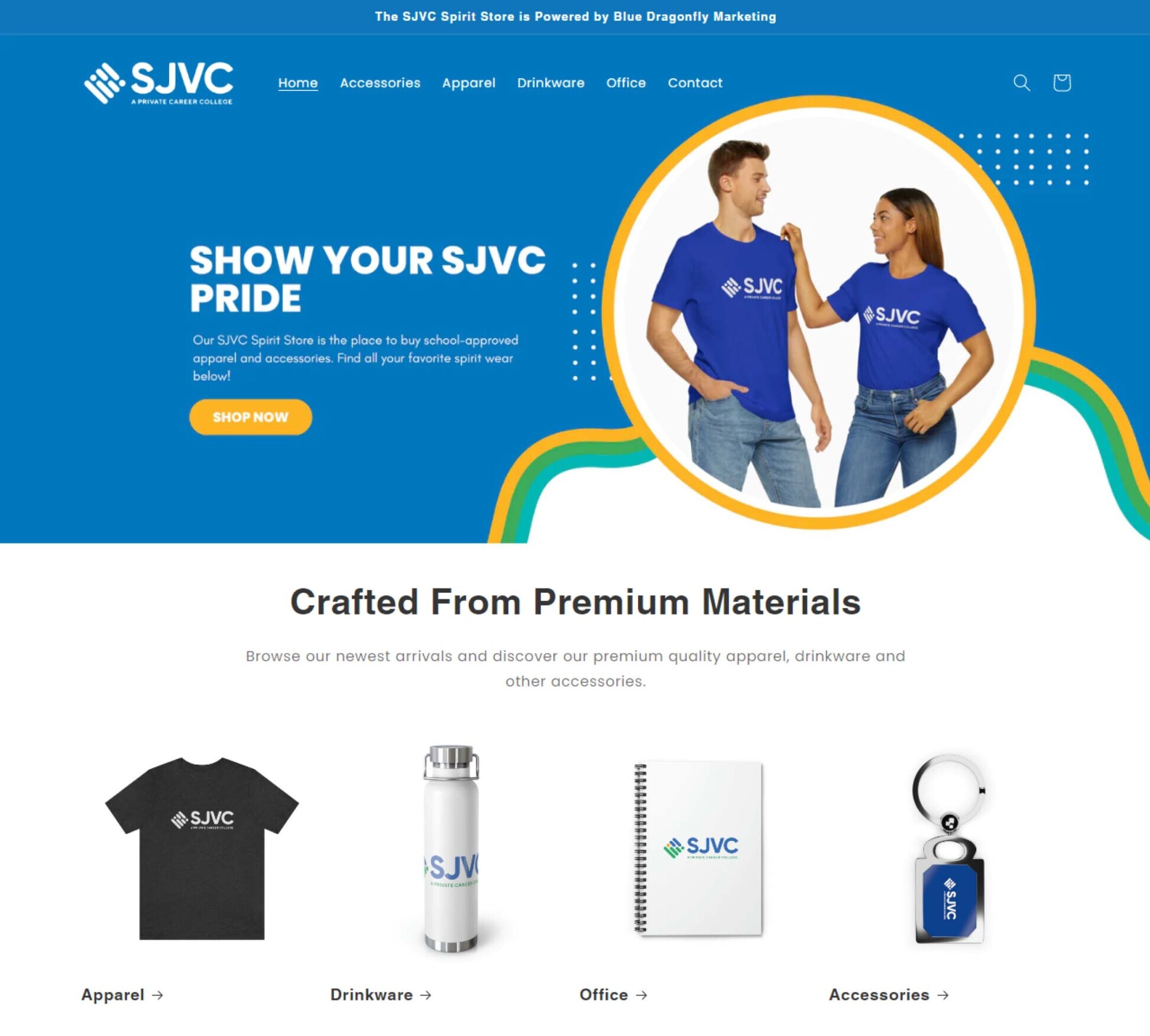 SJVC Online Spirit Store Now Open San Joaquin Valley College