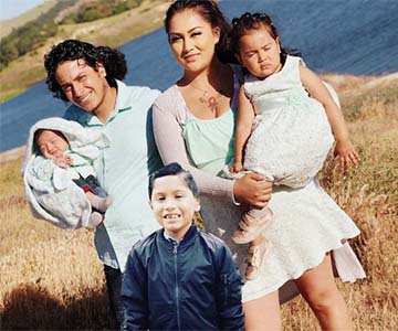 Atascadero Clinical Medical Assisting graduate Sujey Marin with family