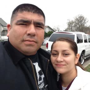 Administrative Health Care Management Student Maria Moreno and Husband
