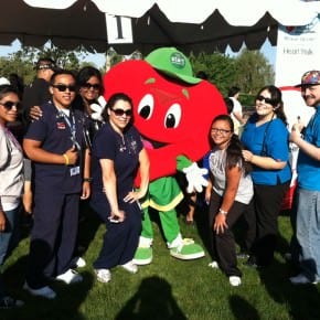 Students Volunteer Services at Heart Walk