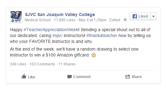 Thank a Teacher
